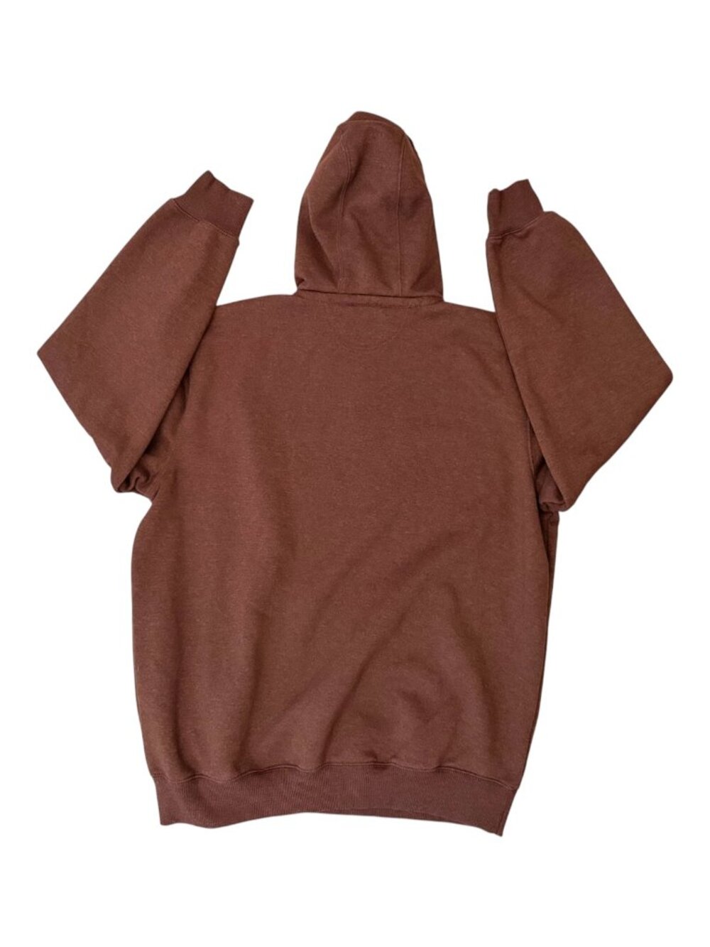 Carhartt Rain Defender Loose Fit 1/4-Zip Hoodie Brown XL Tall XLT Workwear - Picture 6 of 8